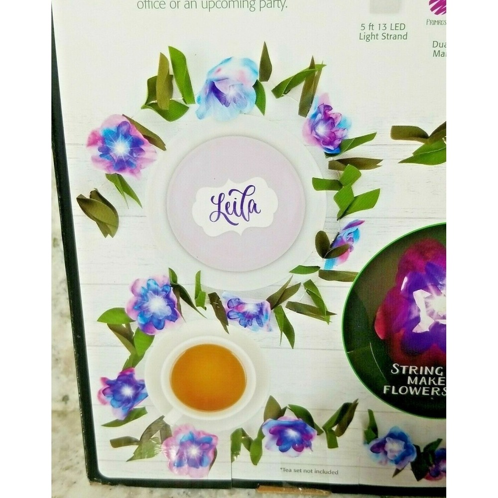 Crayola Signature Make Your Own Flower String Lights Kit DIY Flower Crafts NEW - Picture 6 of 8